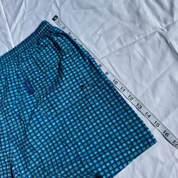 Men's Speedo Trunks Blue Retro Patterned Size XL - Picture 6 of 9